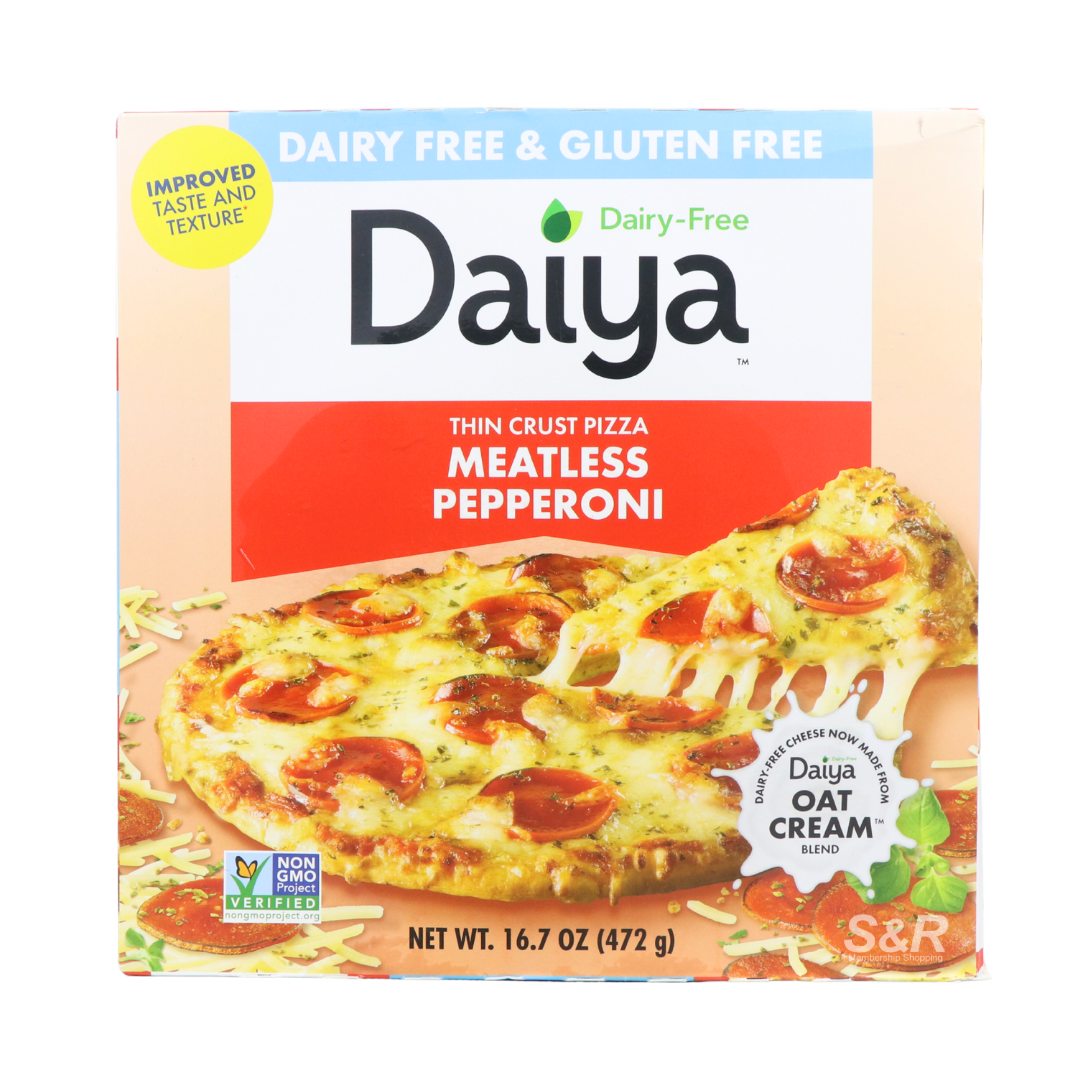 Daiya Dairy-Free Thin Crust Meatless Pepperoni Pizza 472g